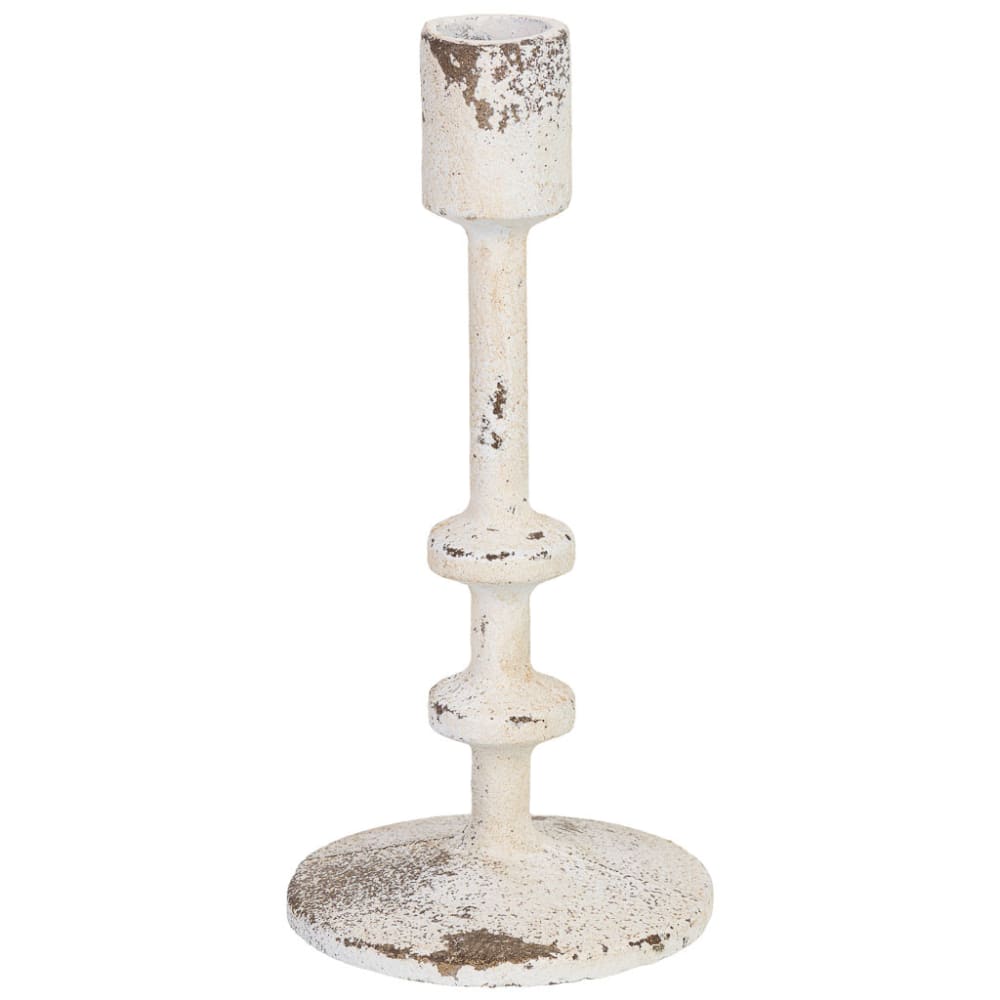Chandelier en métal blanc 9x9x18 cm