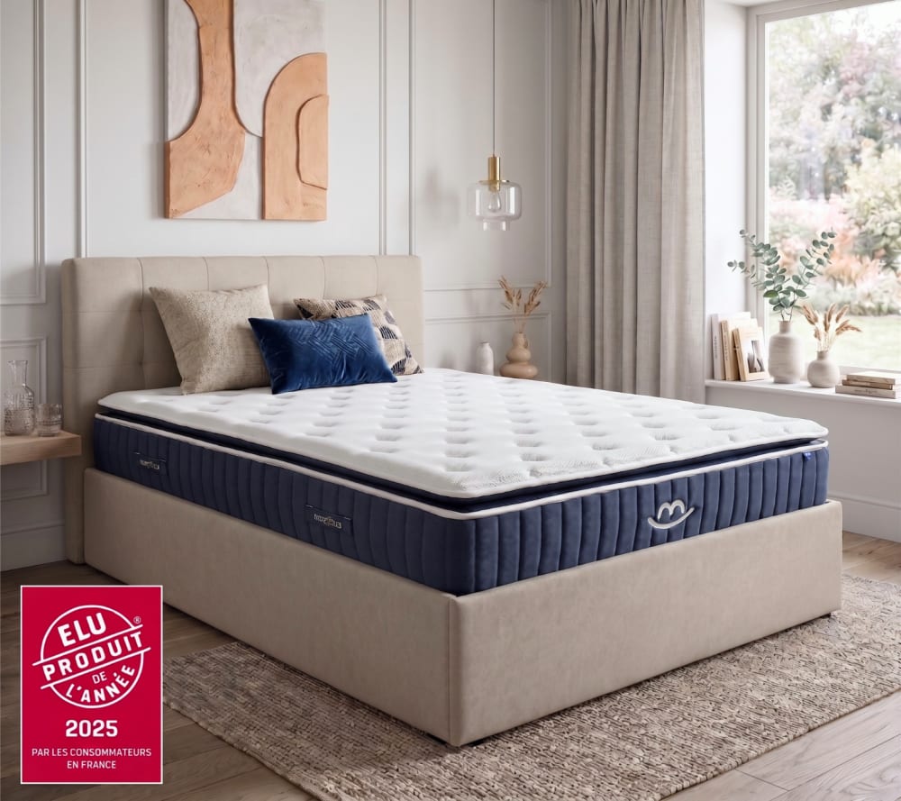 Matelas Hybride Soutien Renforcé 140x200cm Épais 30cm - Victoria Plus - Morphea
