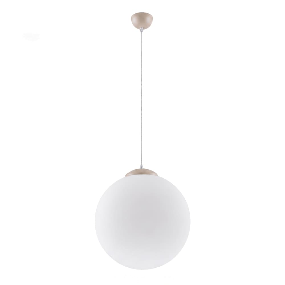 Sollux Ugo Suspension Globe 40 Cm, Taupe, 1 Douille E27