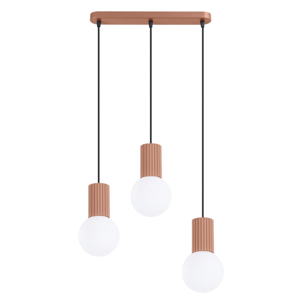 Sollux Halo Suspension Bar Mocca 3x G9