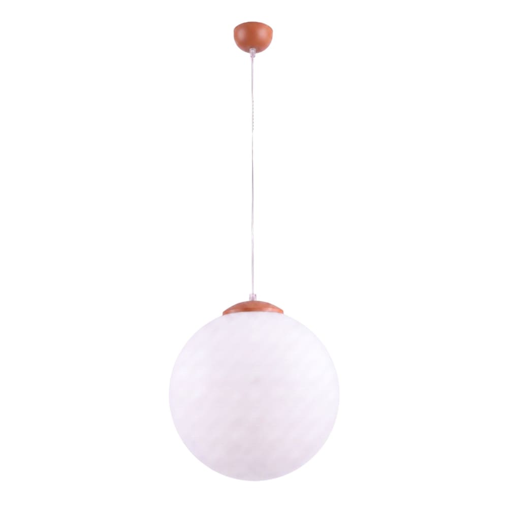 Sollux Ugo Suspension Globe 40 Cm, Ocre Rouge, 1 X E27
