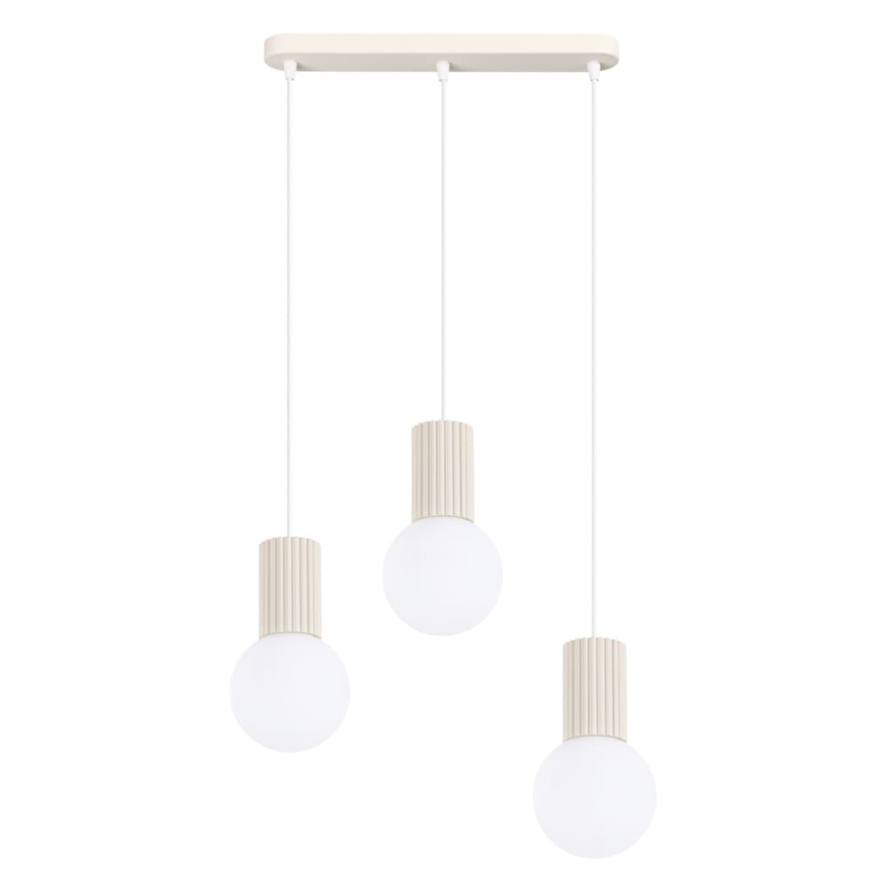 Sollux Halo Suspension Bar Beige 3x G9