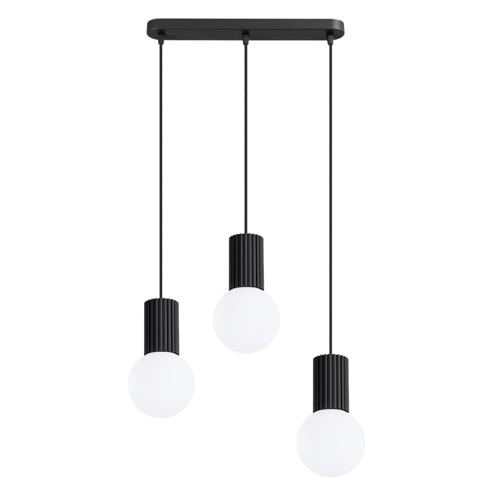 Sollux Halo Suspension Bar Noire 3x G9
