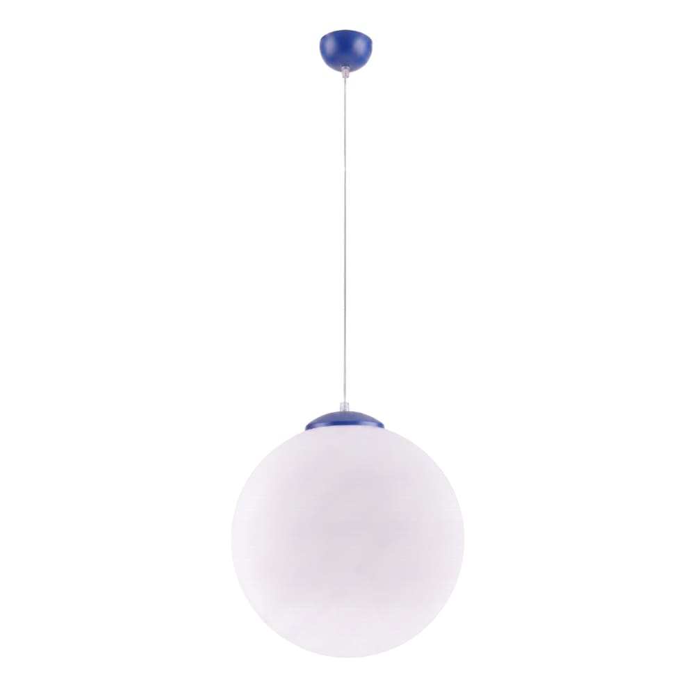 Sollux Ugo Suspension Globe 40 Cm, Bleu Outremer, 1 X E27