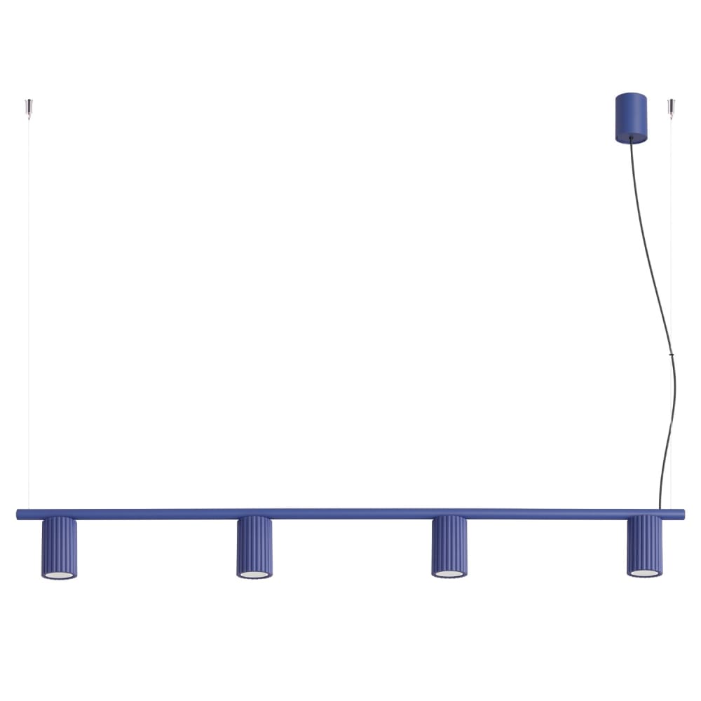 Sollux Karbon Suspension Bar Ultramarine 4x Gu10