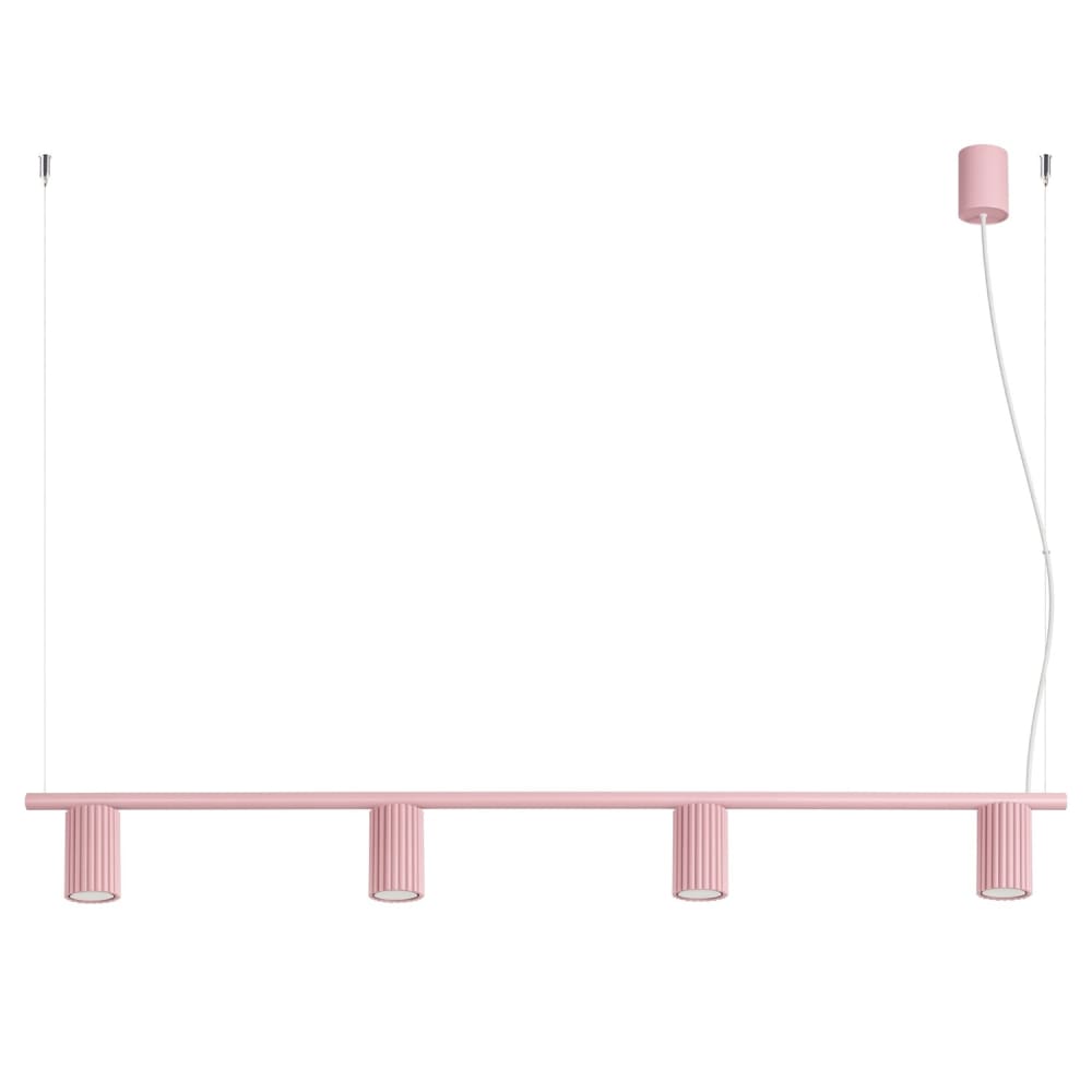 Sollux Karbon Suspension De Bar Rose 4x Gu10