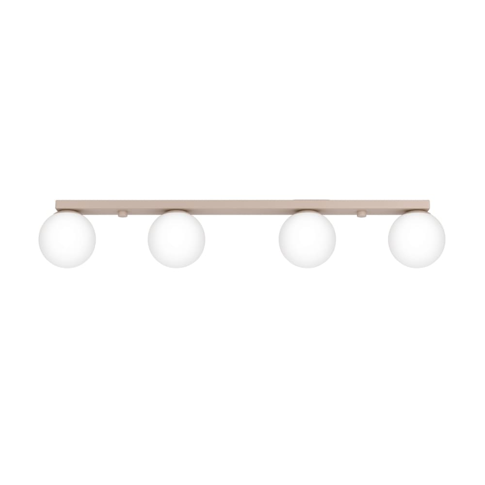 Sollux Yoli Barre De Spots De Plafond Quadruple Taupe 4x G9