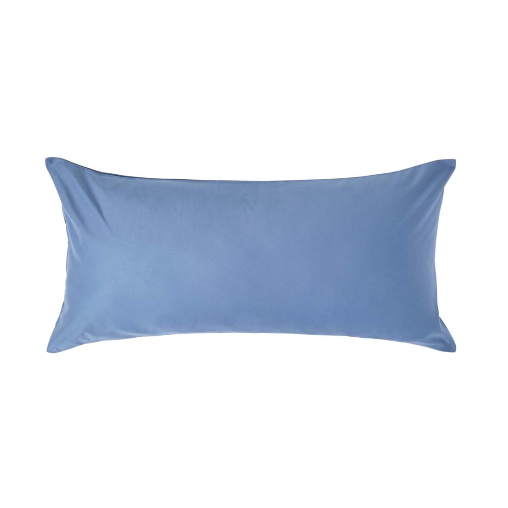 Taie D'oreiller Premium 40x80cm Bleu Coton Égyptien 1000tc Homescapes