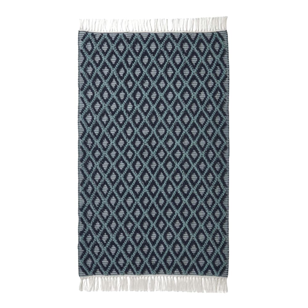 Tapis Bleu Marine Et Turquoise Tula 90x150cm - Homescapes