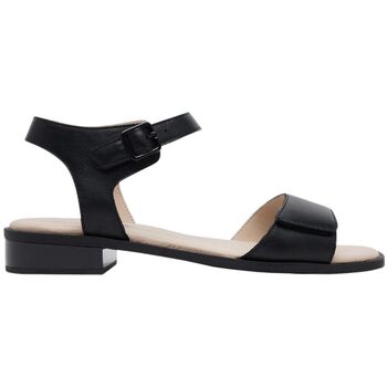 CAPRICE Sandale à talon, noir, en Cuir avec Talon bloc, P.38