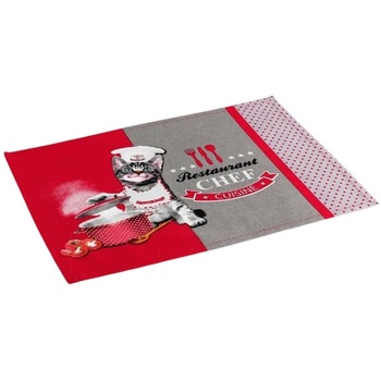 Set De Table En Coton Chat Chef Cuisinier