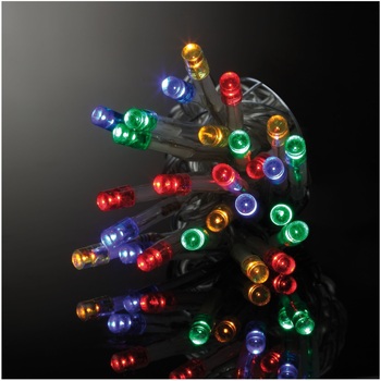 Guirlande électrique 80 Led multicouleur 3 m fil transparent
