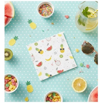 Lot de 20 serviettes en papier Happy sun