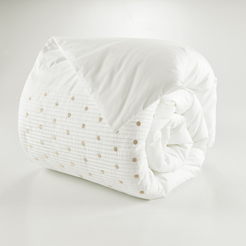 Housse De Couette Agathe Coco Blanc 200x200cm