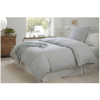 Housse De Couette + Taies Gaze De Coton Soleis