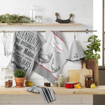 Torchon En Coton Bienvenue En Cuisine
