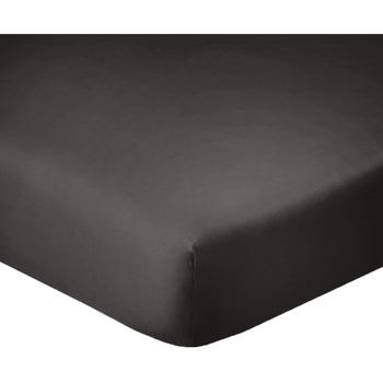 Drap Housse Coton Uni 90 X 190 Cm Passion Anthracite