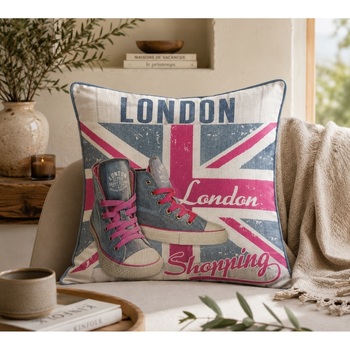 Coussin Passepoil Londres Girly