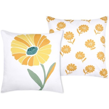 Taie D'oreiller Percale De Coton Motif Floral
