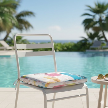 Galette de chaise assise Aquarella