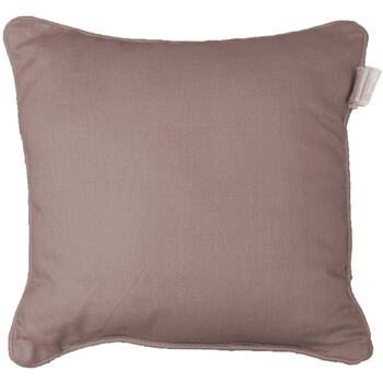 Coussin Passepoil Uni Panama Noisette 60 X 60 Cm