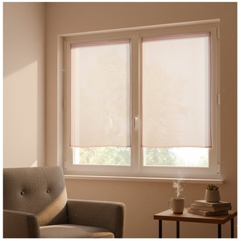 Paire De Rideaux Voile Uni Brise Bise