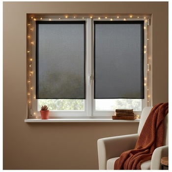 Paire De Rideaux Voile Uni Brise Bise