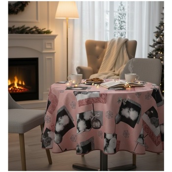 Nappe Ronde Cotina Flocons