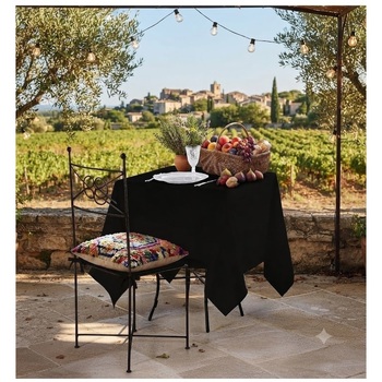 Nappe En Polyester Essentiel 150 X 300 Cm Noir