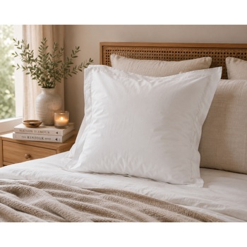 1 Taie D'oreiller Coton Uni Alice