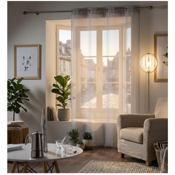 Voilage A Oeillets 140 X 260 Cm Telma Gris