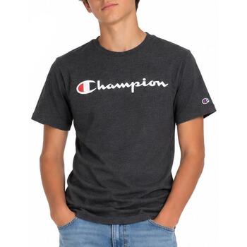 T-shirt Garçon À Manches Courtes Signature Gris