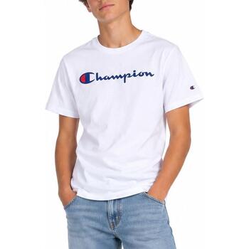 T-shirt Garçon À Manches Courtes Signature Blanc