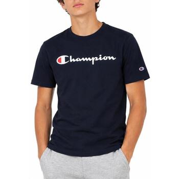 T-shirt Garçon À Manches Courtes Signature Marine
