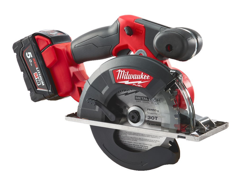Scie circulaire métal M18 FUEL FMCS-502X + 2 batteries 5 Ah + chargeur rapide + coffret HD BOX MILWAUKEE TOOL 4933459193
