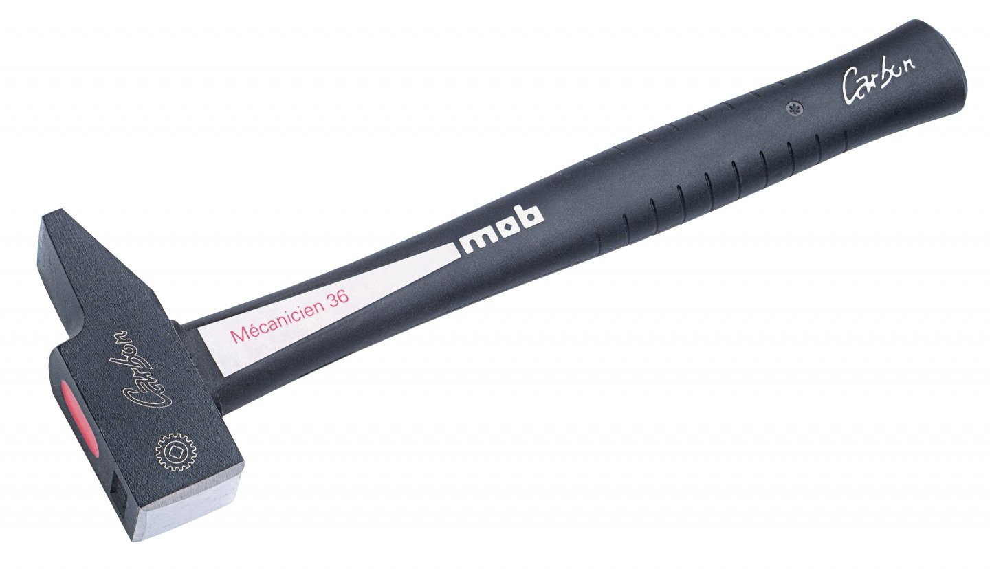 Marteau de mécanicien à griffe MOB OUTILLAGE manche composite carbone 330 mm