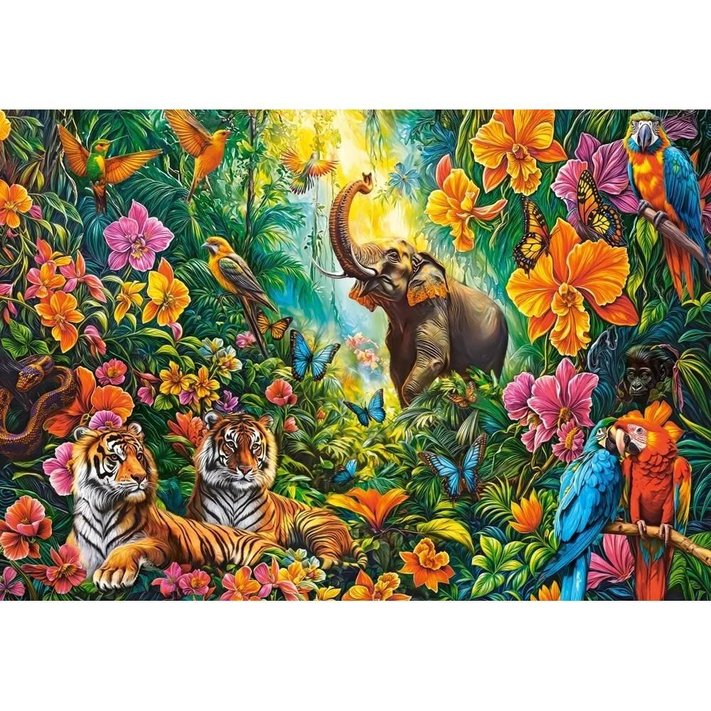 Castorland Puzzle Paysage 1000 Pièces Blooming Jungle