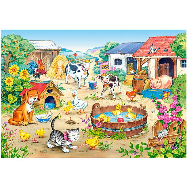 Castorland Farm 60 Pcs Jeu De Puzzle 60 Pièce(s) Dessins Animés