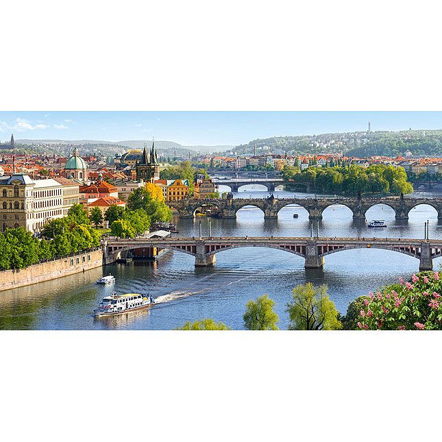 Castorland Puzzle Pont Charles, Prague, Tchéquie - 4000 Pièces