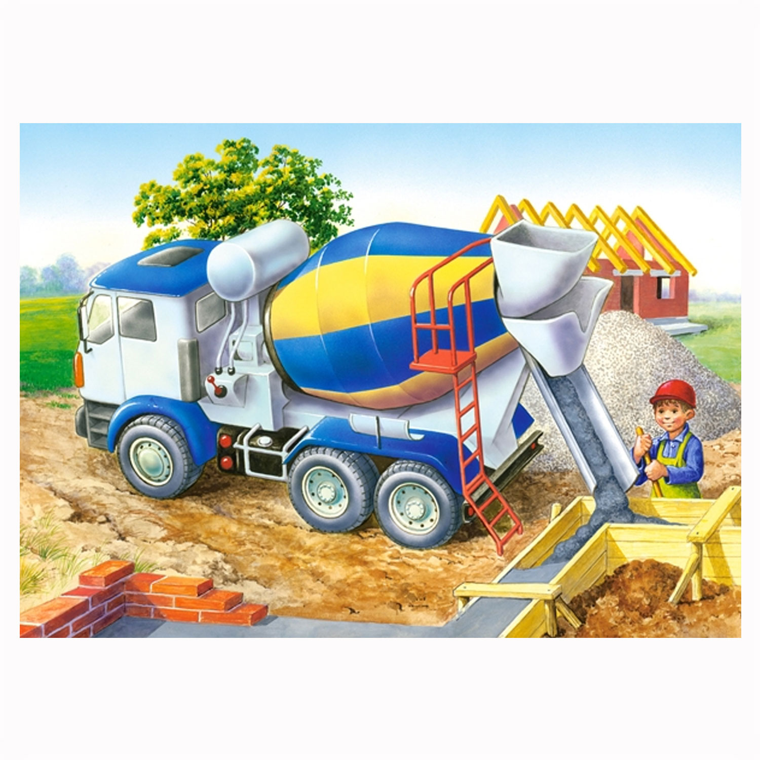 Puzzle 60 pièces: Chantier en cours