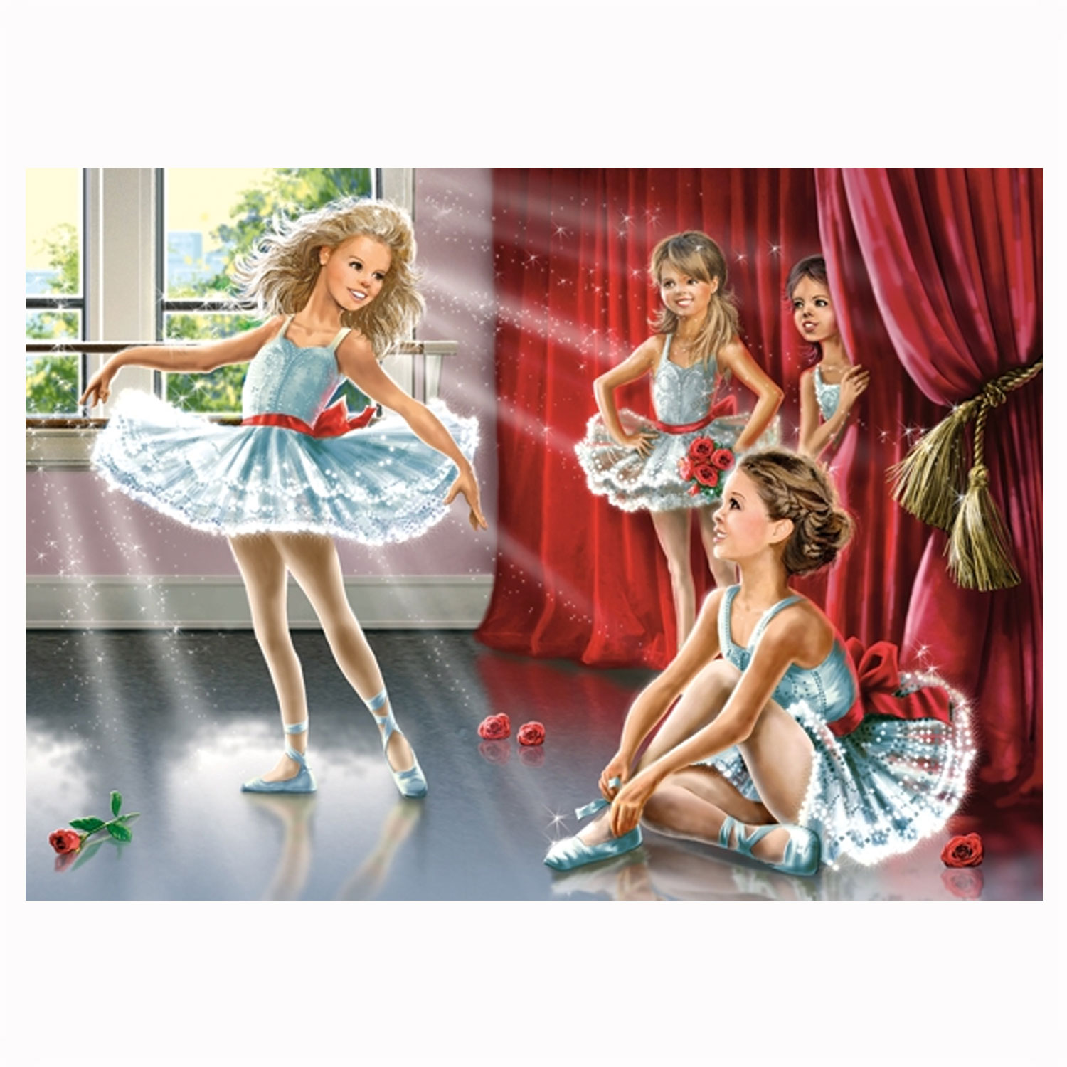Puzzle 120 pièces: Répétition pour le ballet