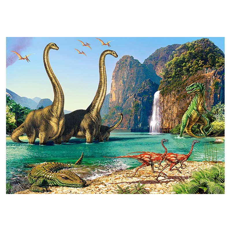 Castorland In The Dinosaurus World 60 Pcs Jeu De Puzzle 60 Pièce(s) Faune