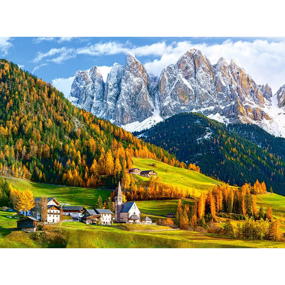 Castorland Puzzle Paysage Church Of St. Magdalena Dolomites 2000 Pièces