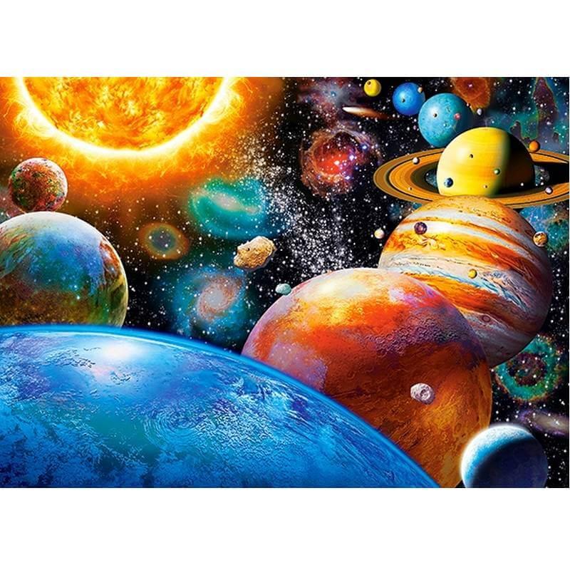 Castorland Planets And Their Moons 180 Pcs Jeu De Puzzle 180 Pièce(s) Espace