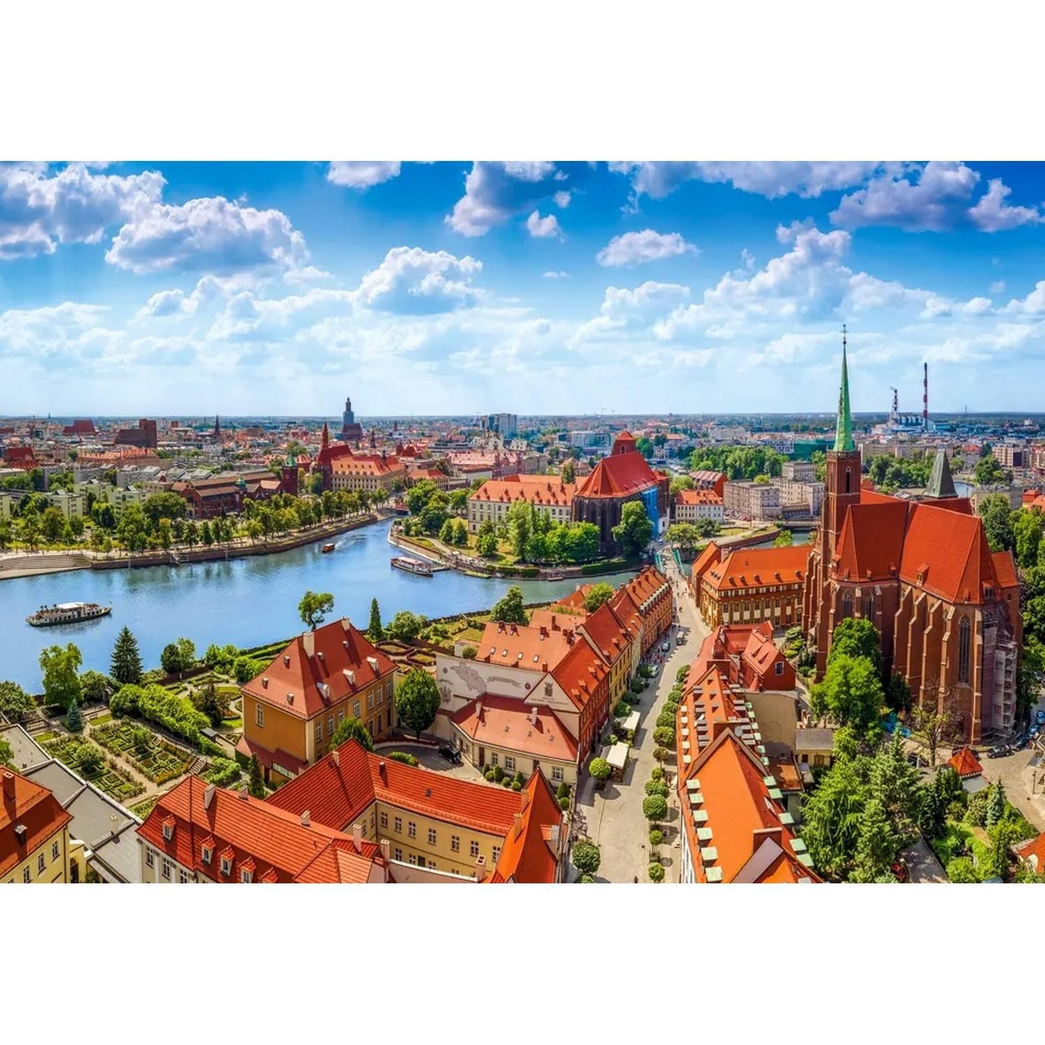 Castorland Puzzle Vue Aérienne Wroclaw Pologne Puzzle 1000 Pièces