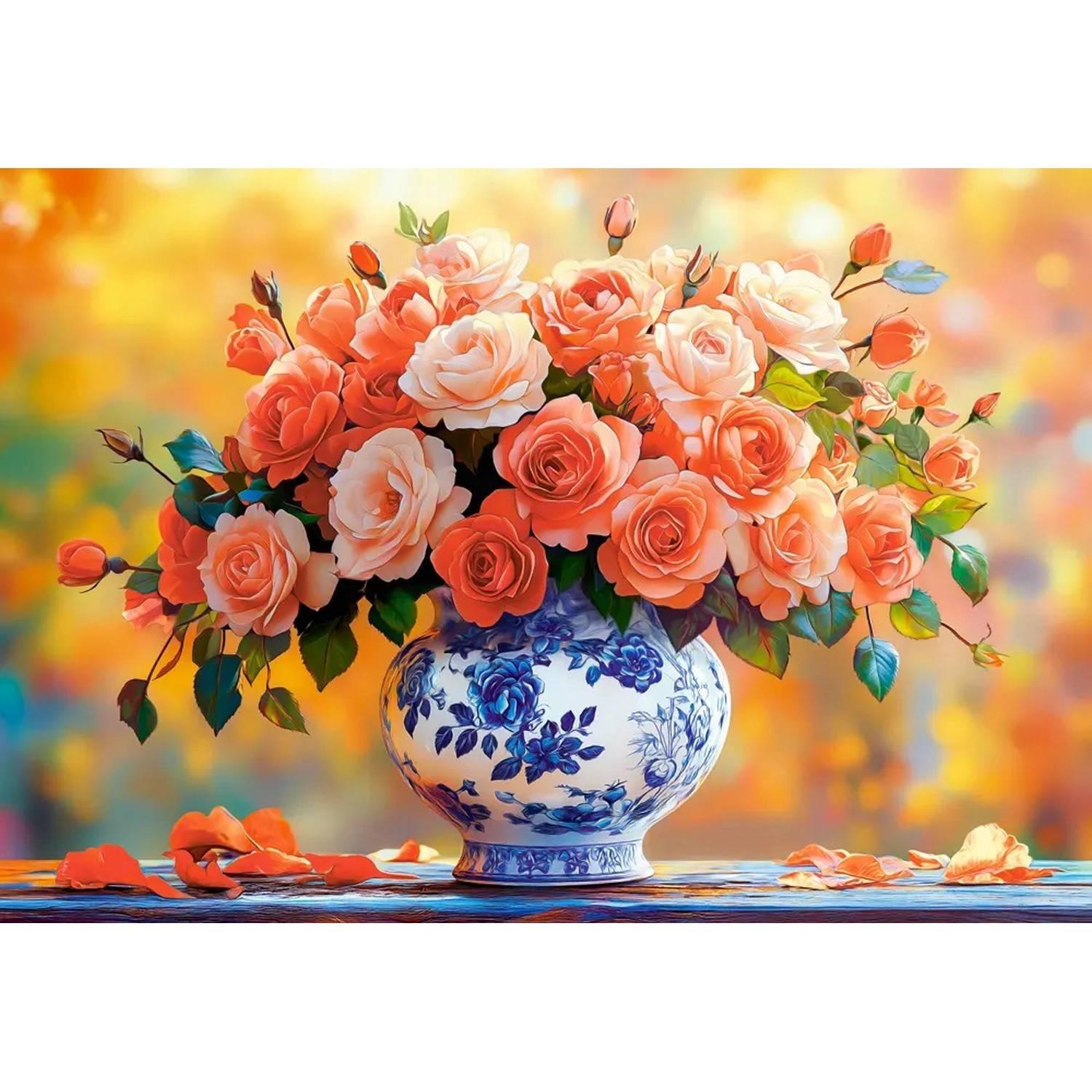 Castorland Puzzle Roses D'été 1500 Pièces Puzzle Adultes
