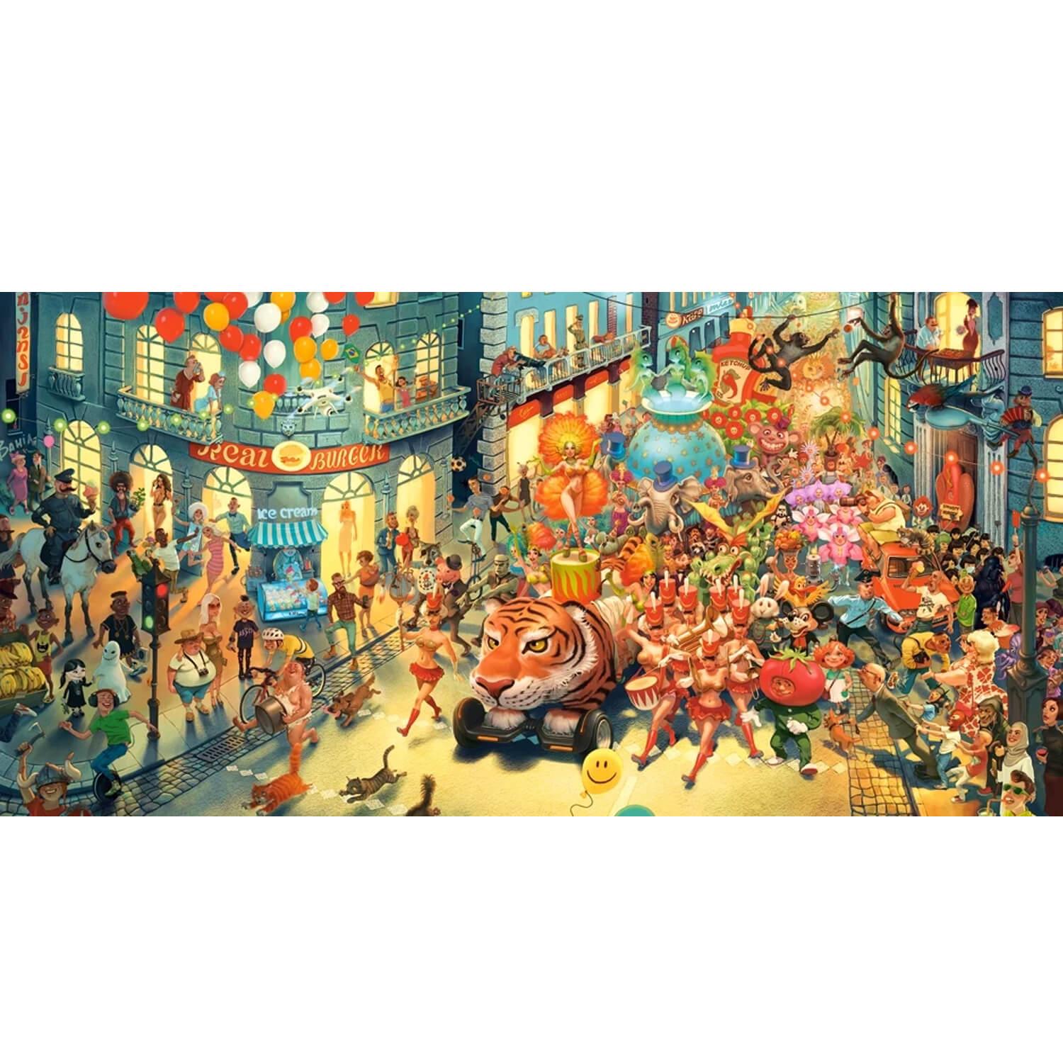 Castorland Puzzle Carnaval À Rio - Puzzle 4000 Pièces