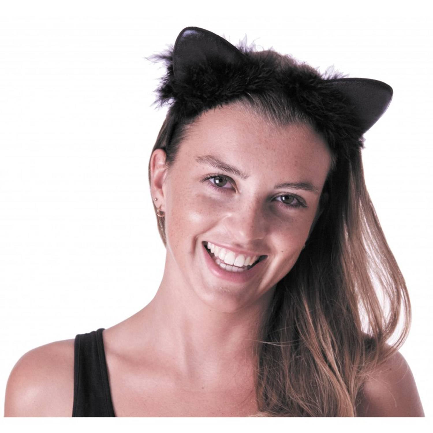 Serre-tête Oreilles Chat Partypro Noir Multicolore Autres