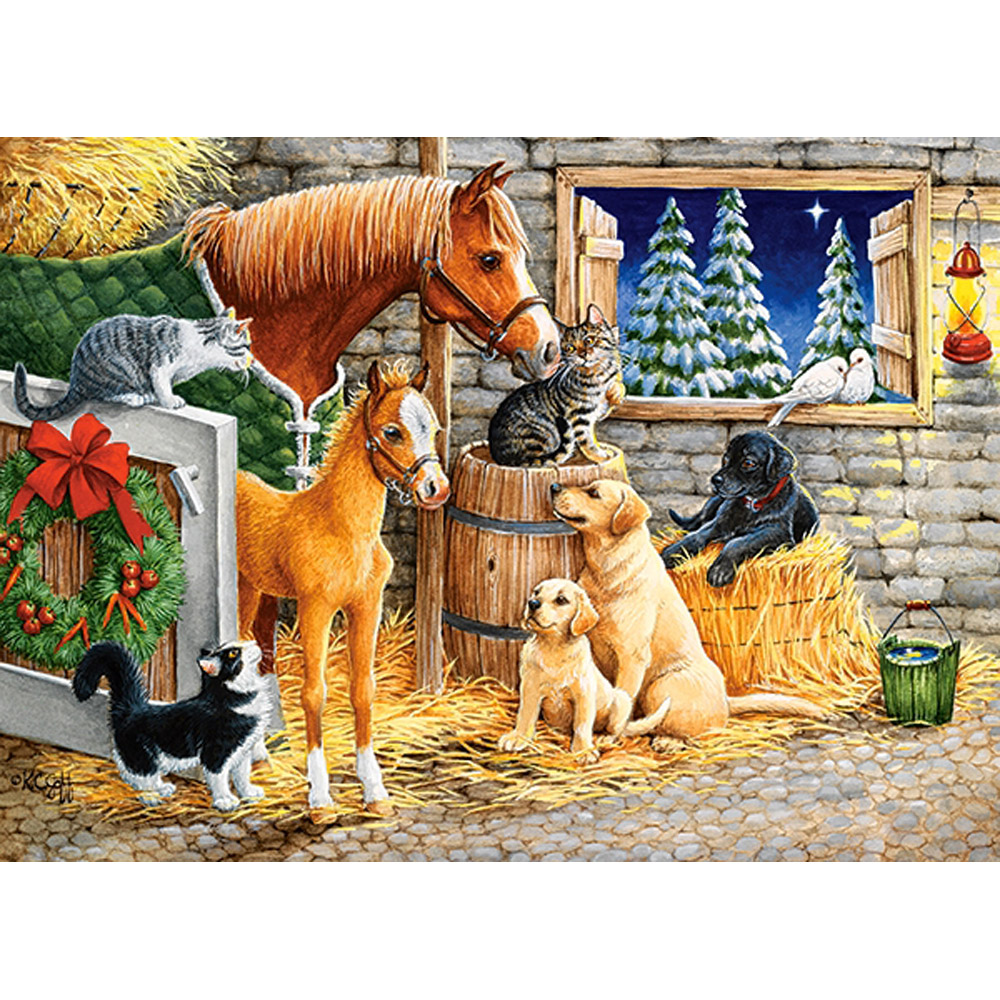 Castorland Puzzle Gathering Friends - 300 Pièces Animaux