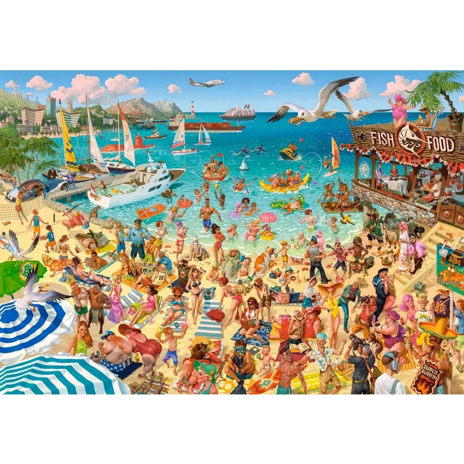 Castorland Puzzle - Fun By The Sea - Puzzle 1000 Pièces